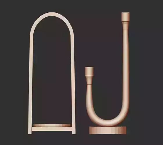 Set of vases and candlestick