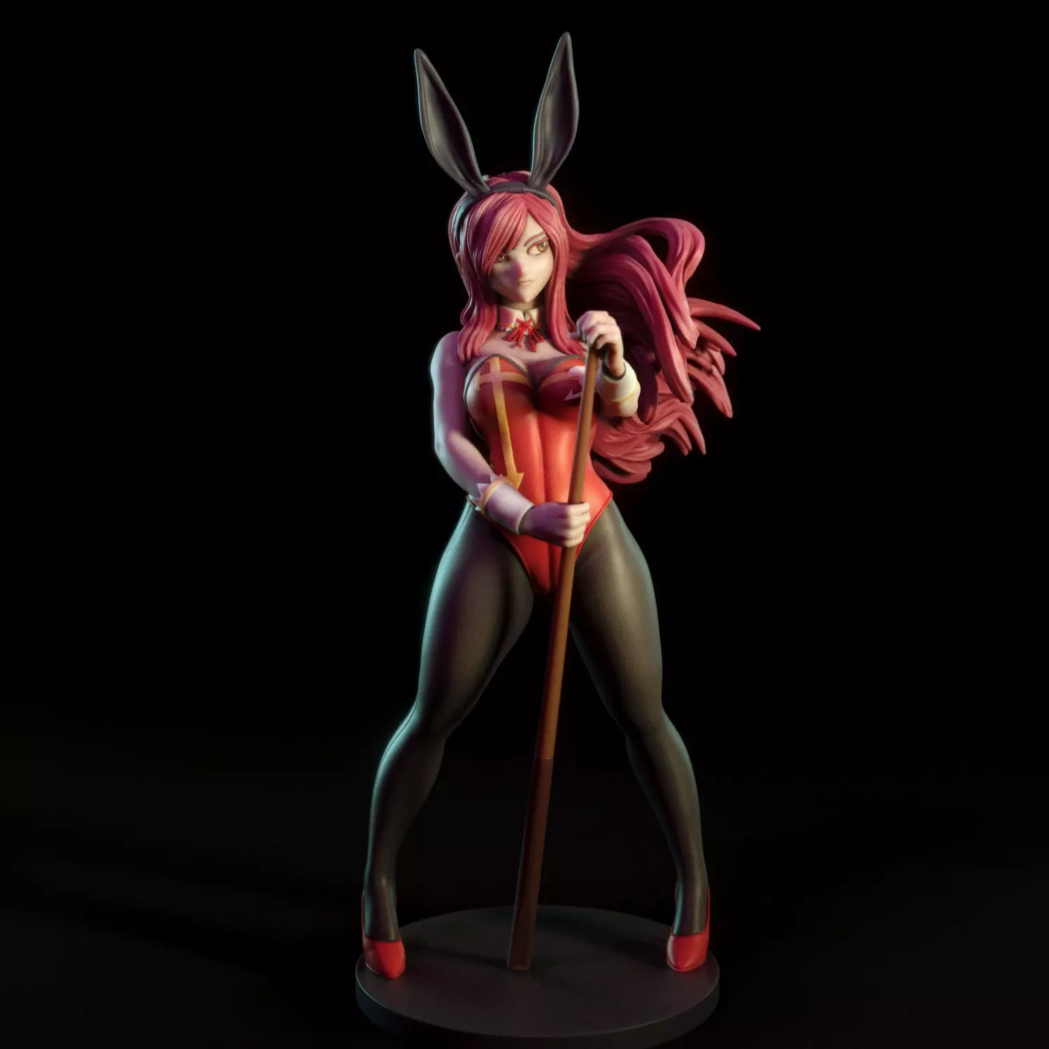 Erza Scarlet - Bunny Suit 3D print model_0