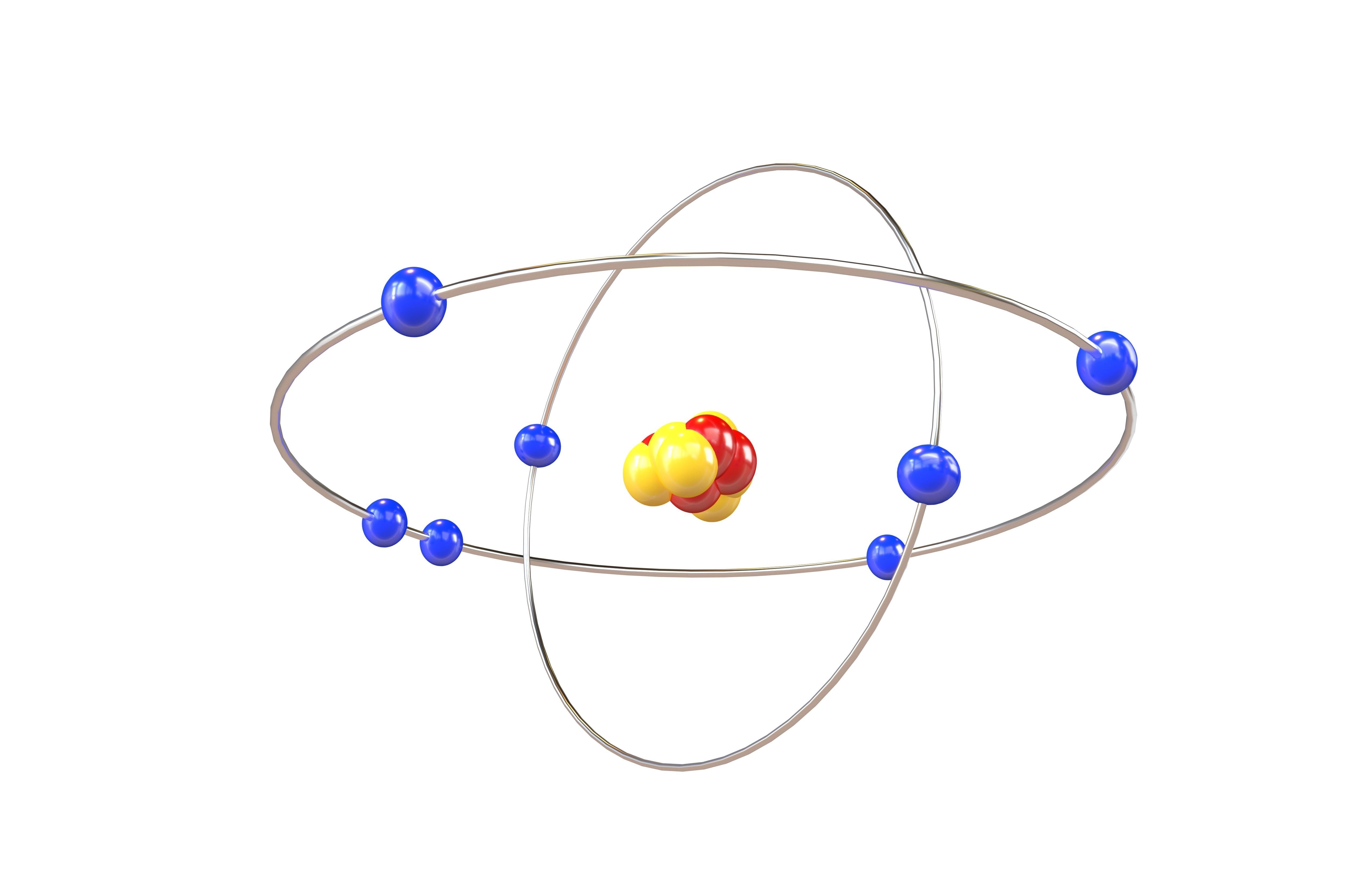 Nitrogen Chemical Element v2 001 Low-poly 3D model_3