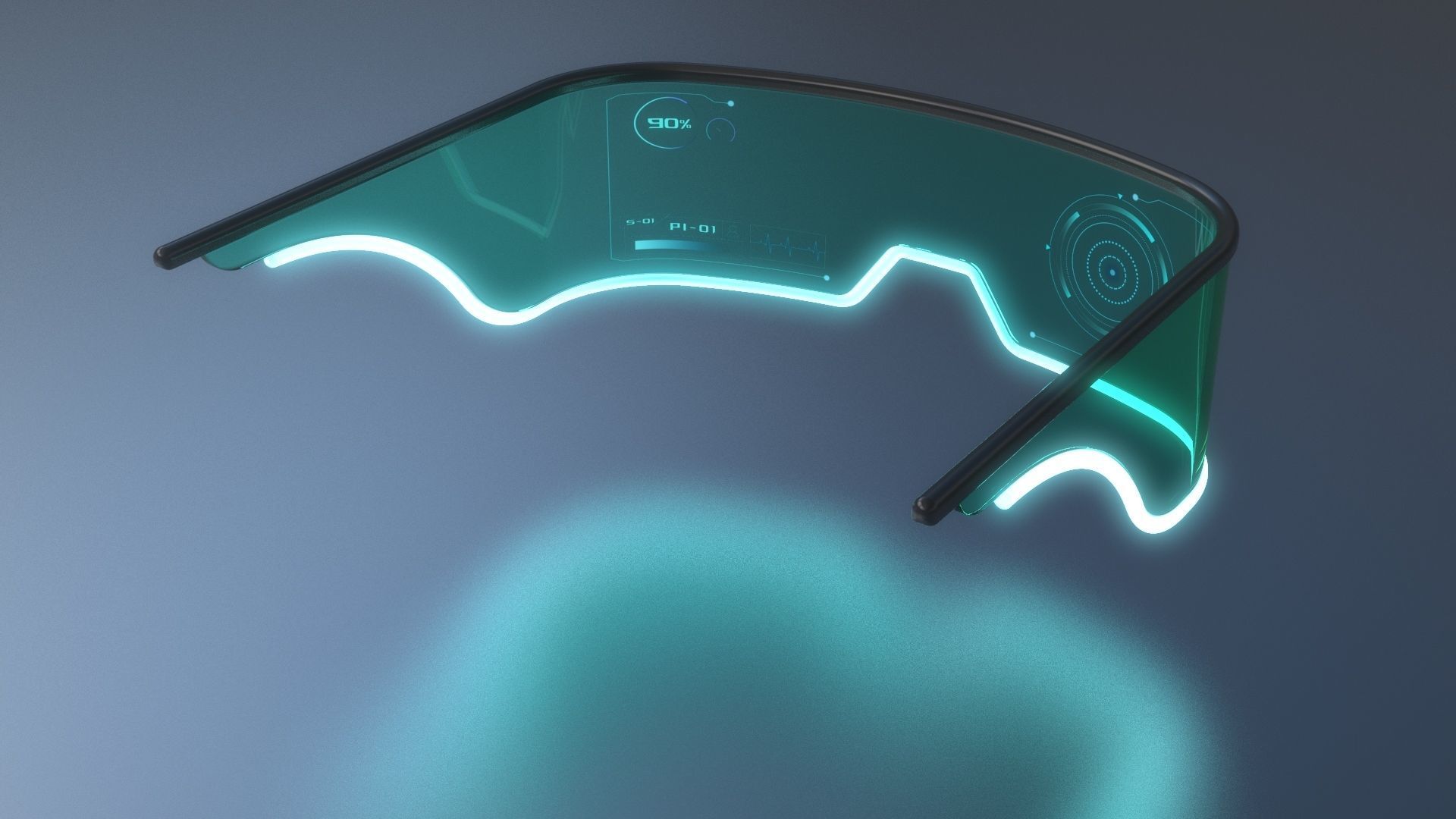 SciFi Glasses Bundle 3D Model Collection_6