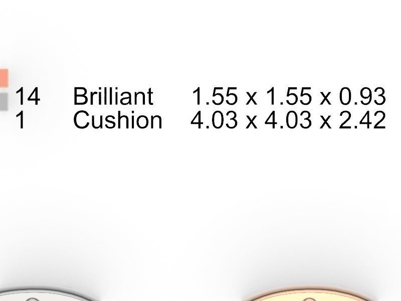 cushion cut bracelet stl verified 3D print model_19