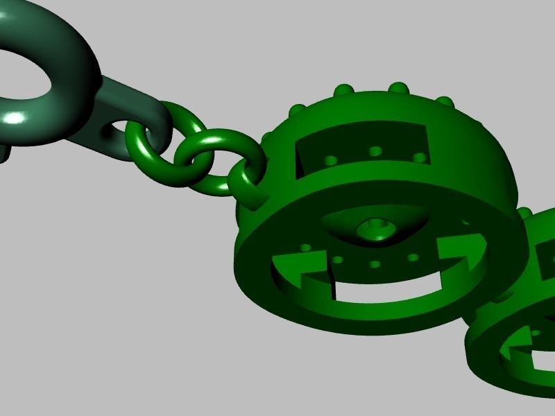 cushion cut bracelet stl verified 3D print model_12