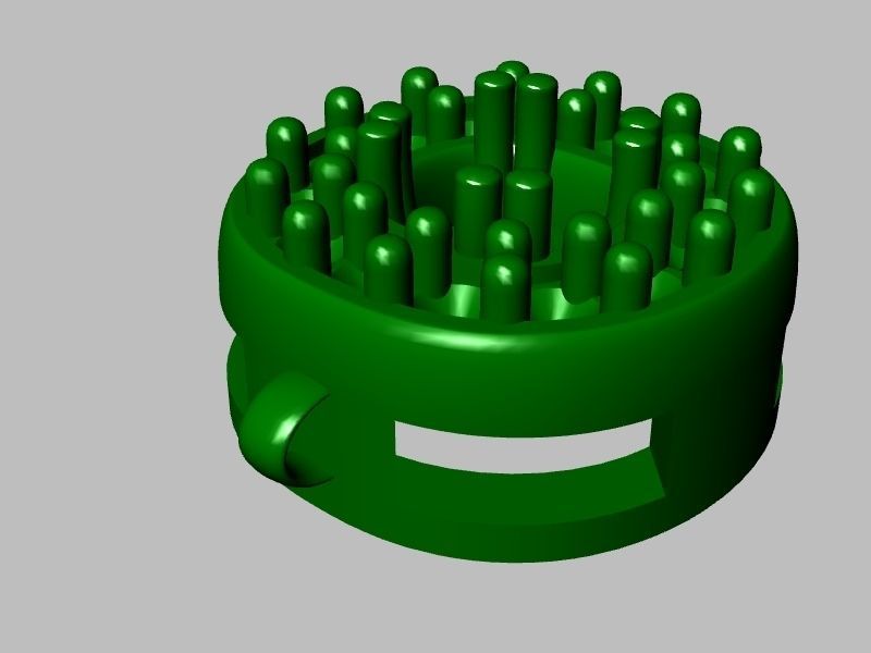 cushion cut bracelet stl verified 3D print model_10