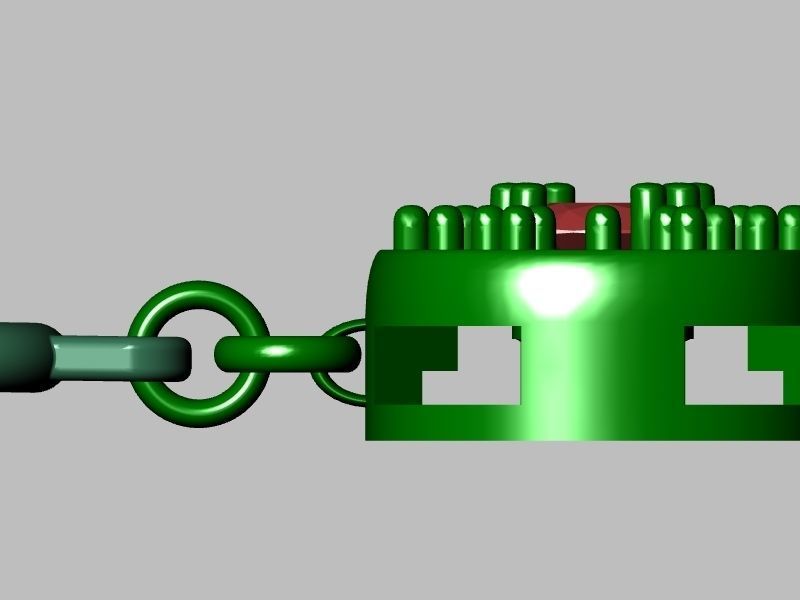 cushion cut bracelet stl verified 3D print model_14