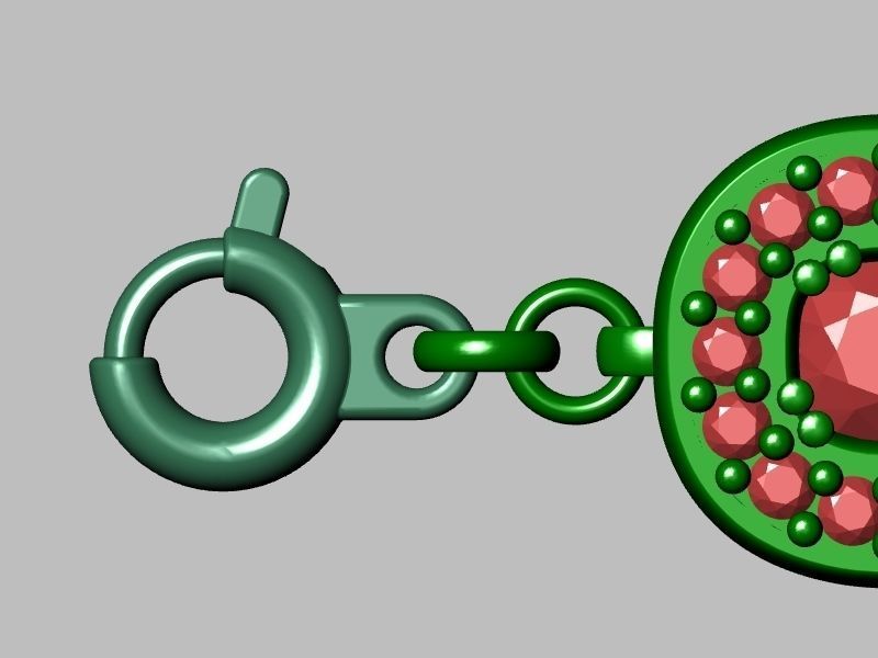 cushion cut bracelet stl verified 3D print model_13