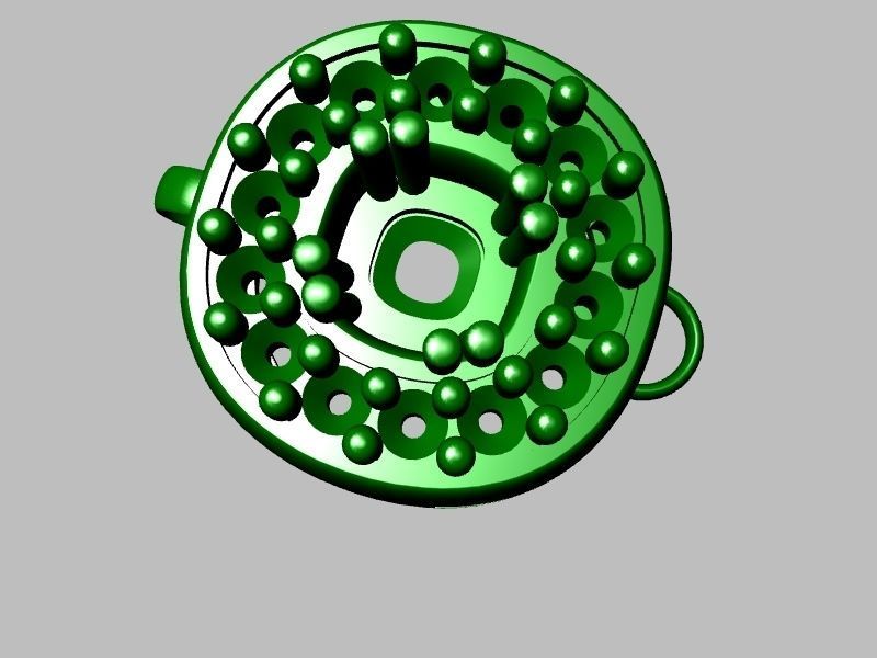 cushion cut bracelet stl verified 3D print model_8