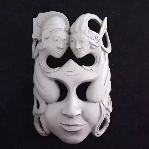 Theater Mask woman 2
