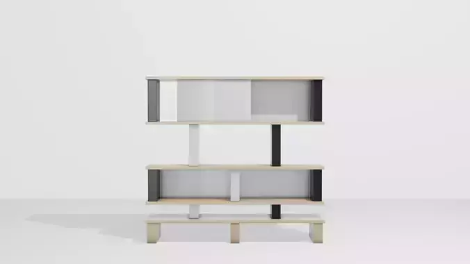 Noobist - Cabinet- cinplura Low-poly 3D model 3D model
