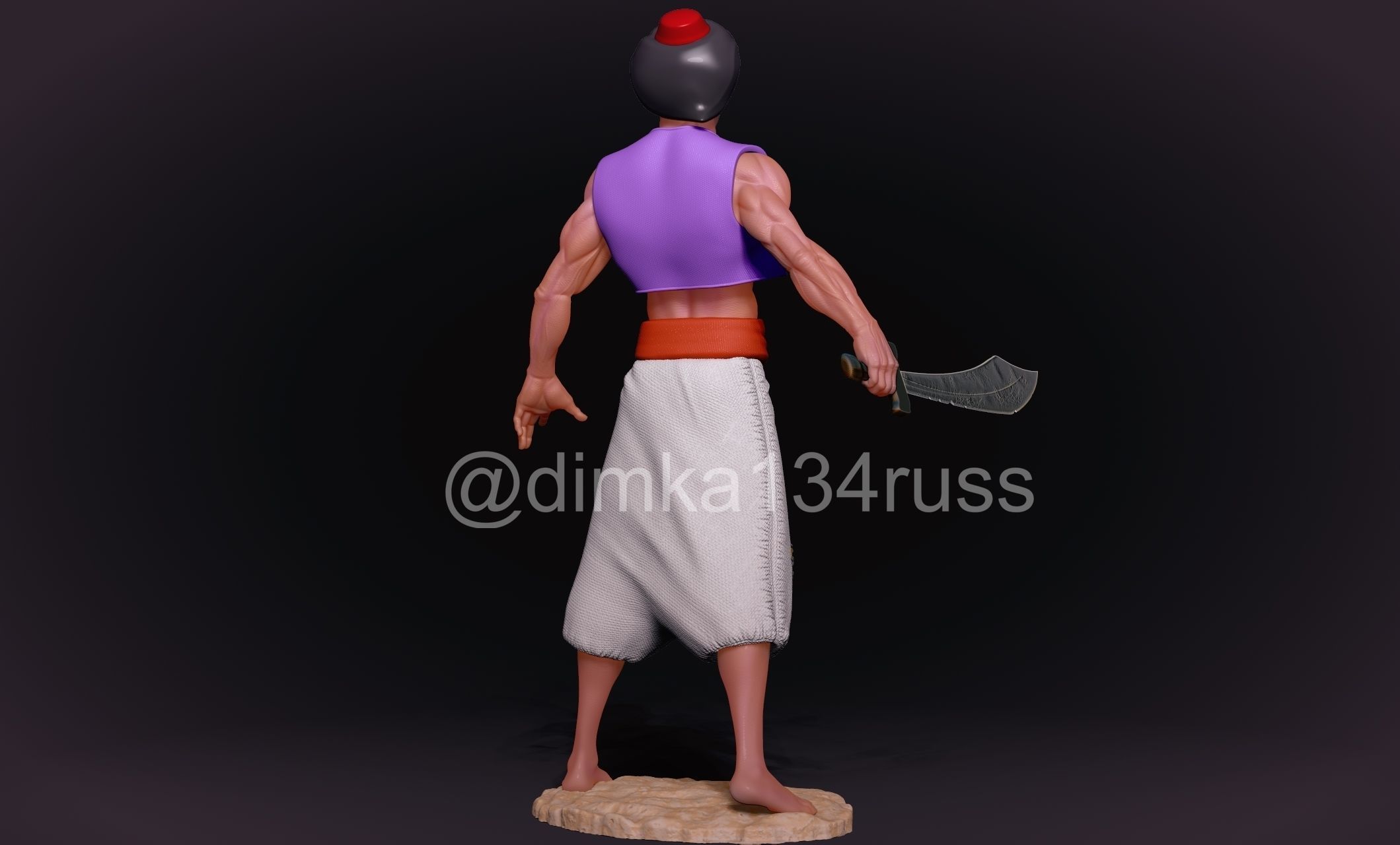 aladdin 3D print model_11