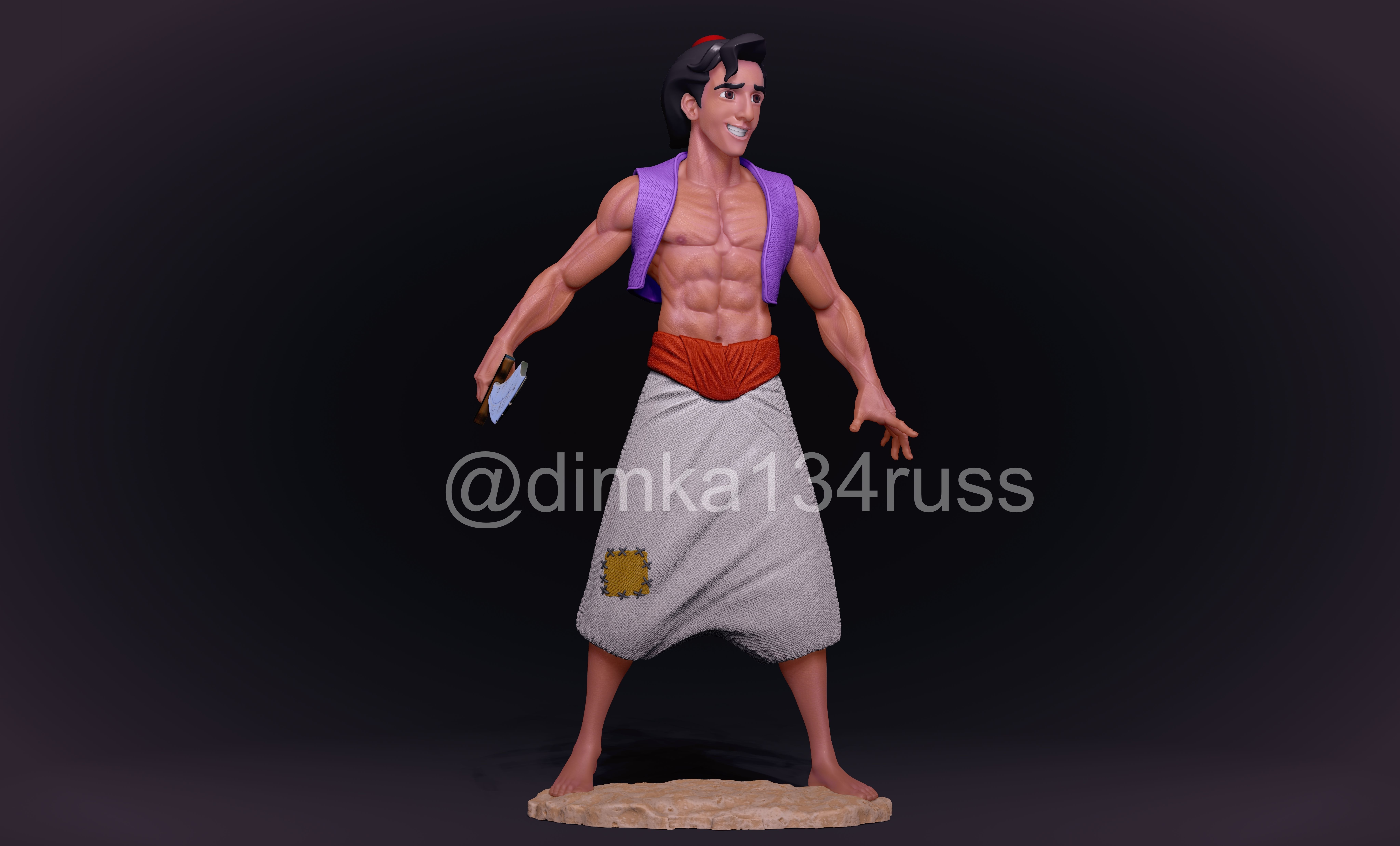 aladdin 3D print model_16