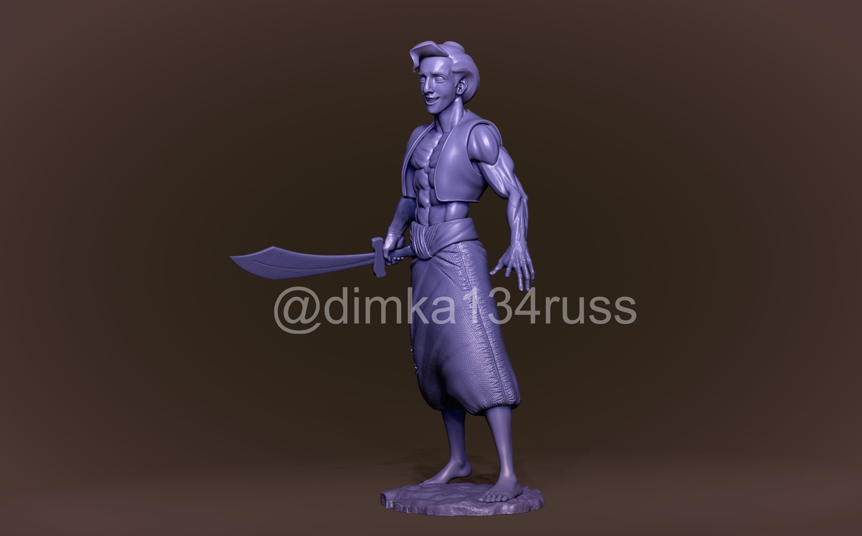 aladdin 3D print model_3