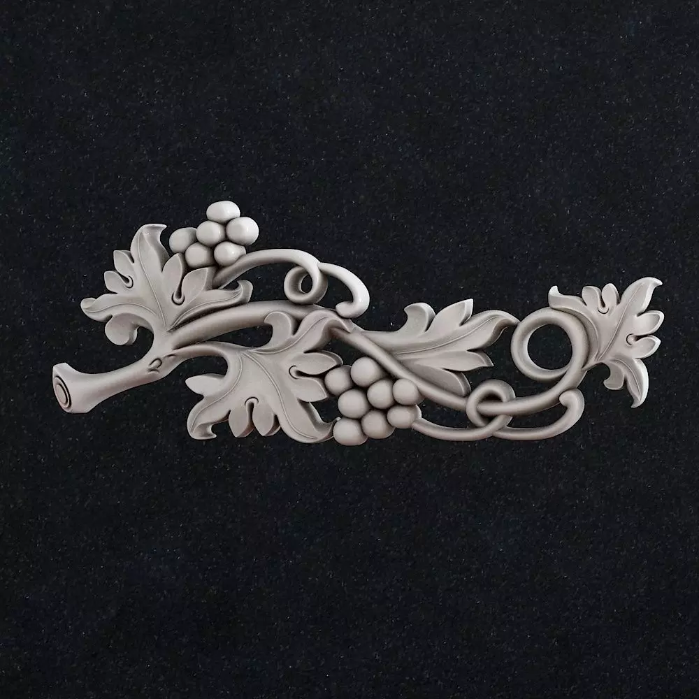 Decor pattern  vine 3D print model_0