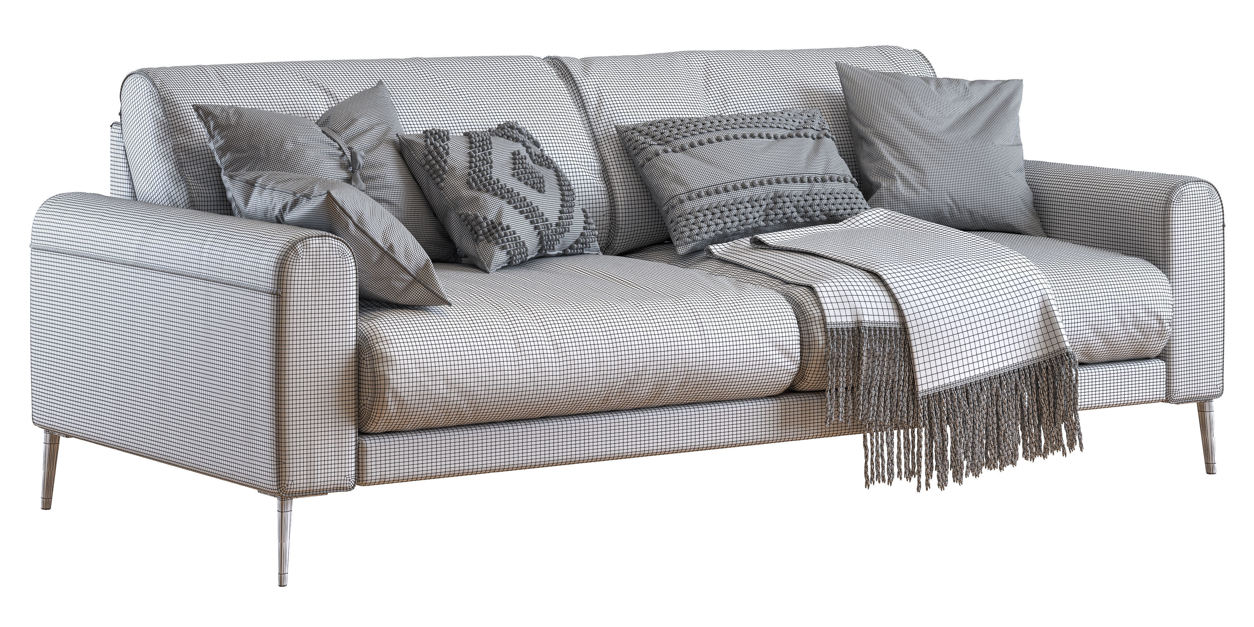 Pohjanmaan Joy sofa 212 cm 3D model_10