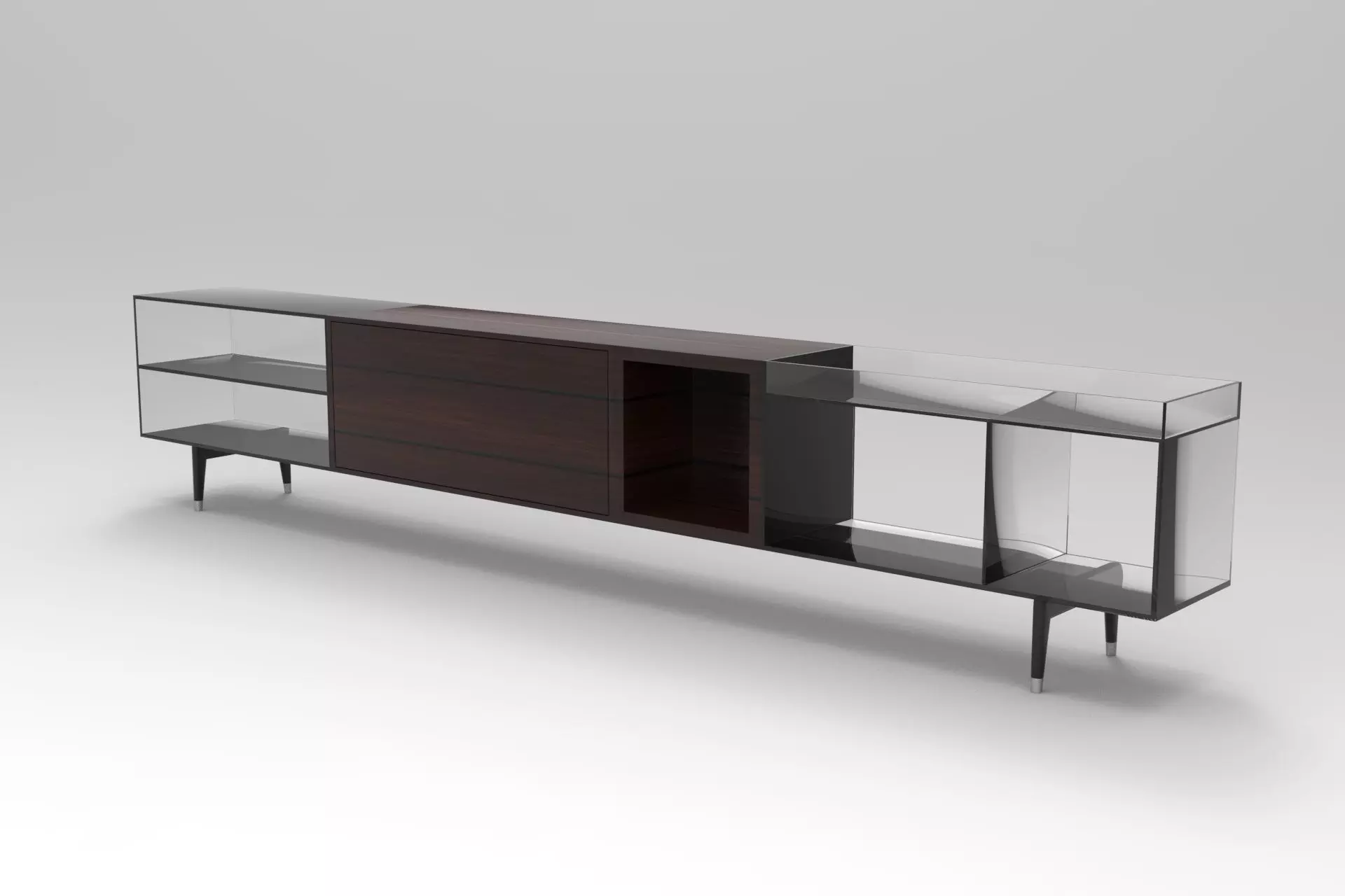 Jeremy Sideboard Low-poly 3D model_0
