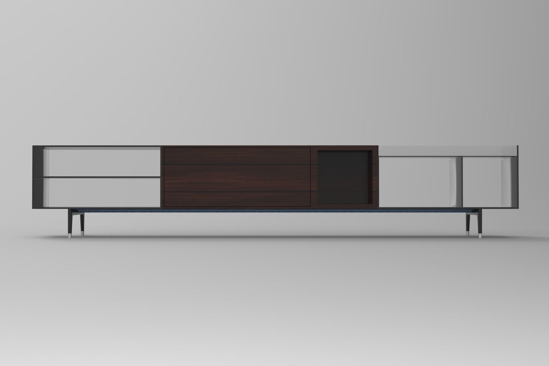 Jeremy Sideboard Low-poly 3D model_4