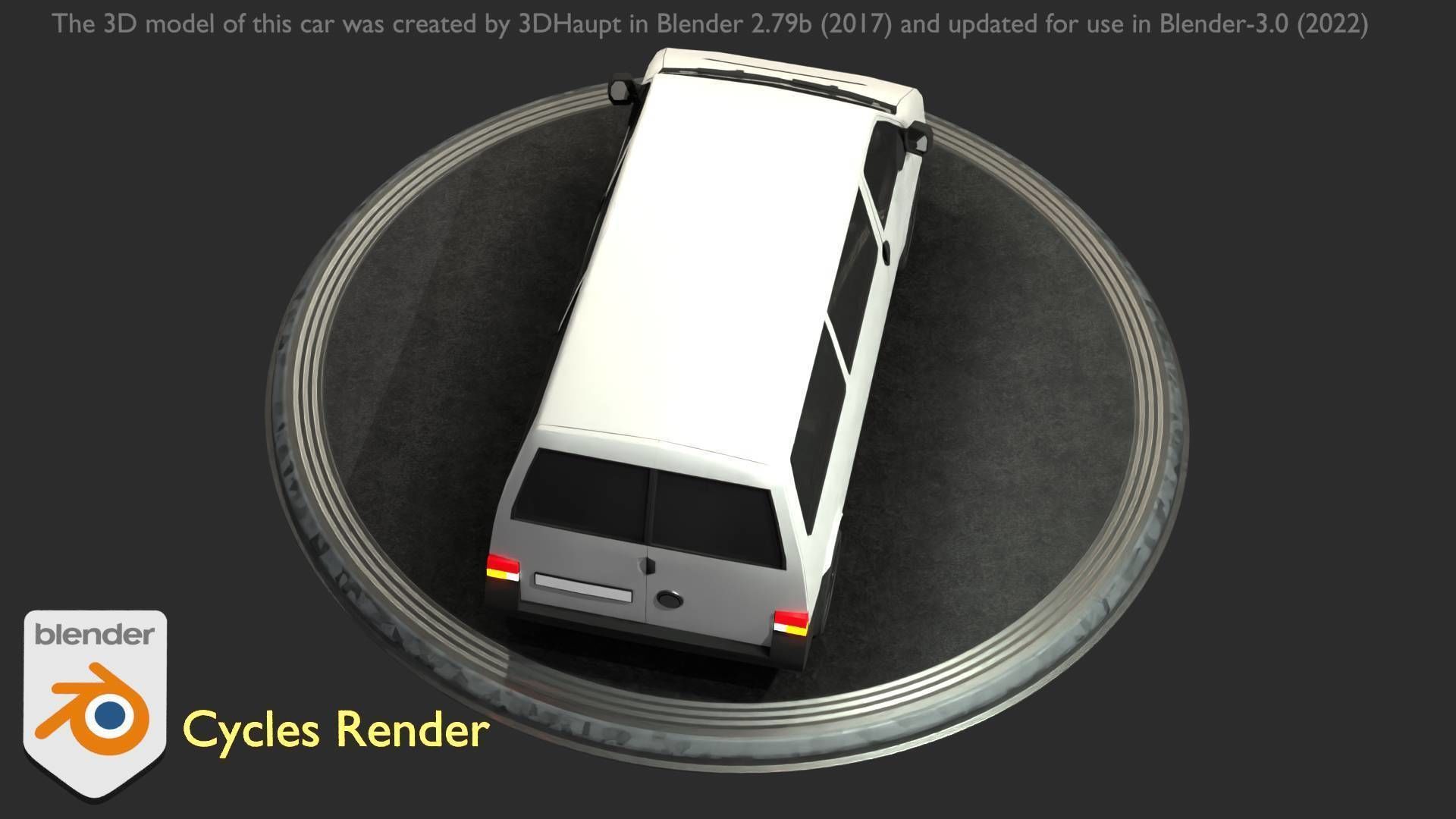 City Car 18 Utility Vehicles Minibus Type C White  Low-poly 3D model_95