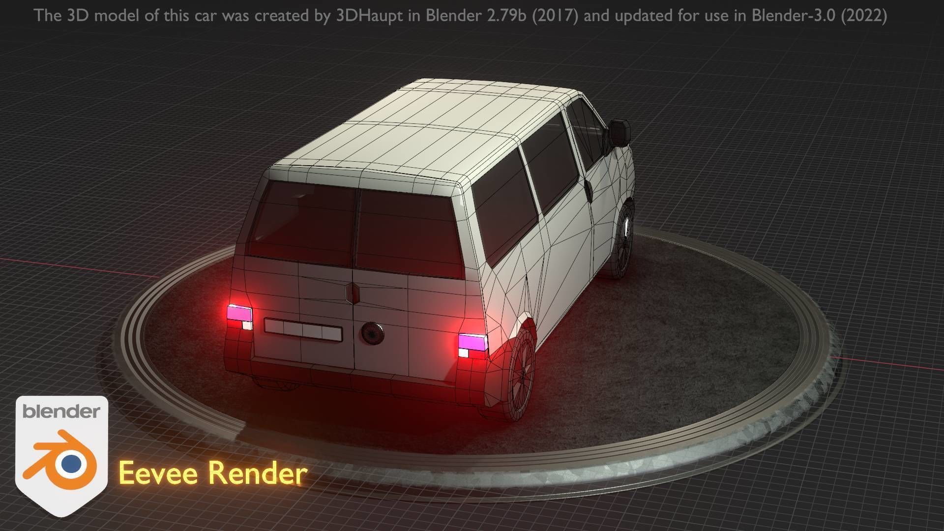 City Car 18 Utility Vehicles Minibus Type C White  Low-poly 3D model_47