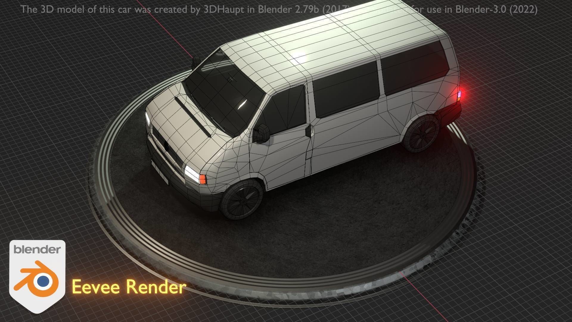 City Car 18 Utility Vehicles Minibus Type C White  Low-poly 3D model_50