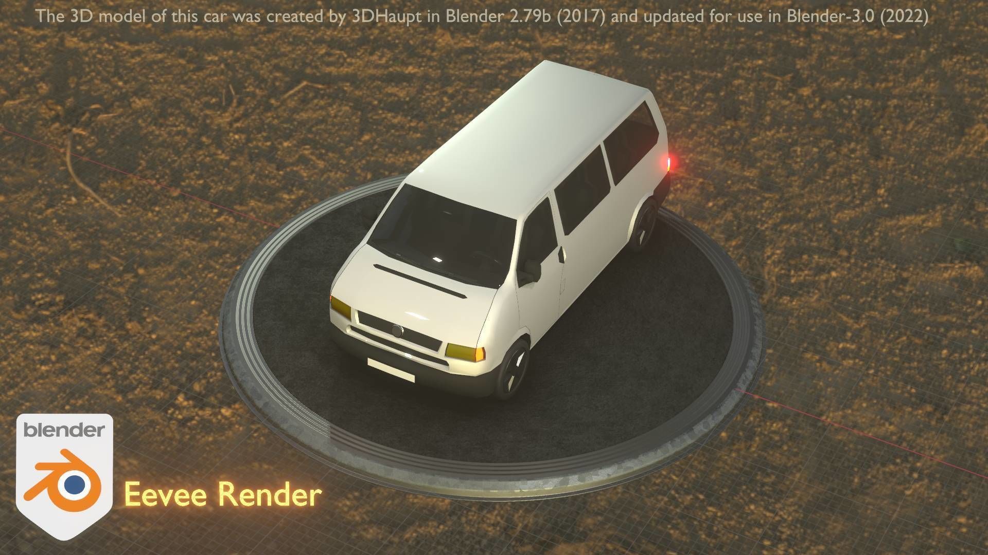 City Car 18 Utility Vehicles Minibus Type C White  Low-poly 3D model_6