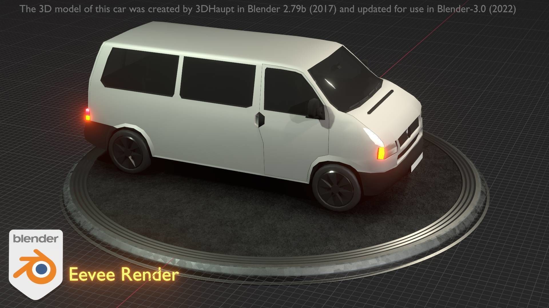City Car 18 Utility Vehicles Minibus Type C White  Low-poly 3D model_28