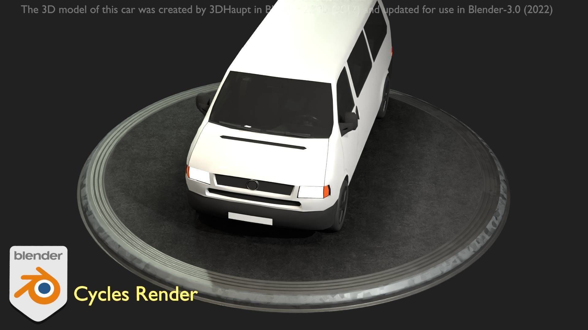 City Car 18 Utility Vehicles Minibus Type C White  Low-poly 3D model_89