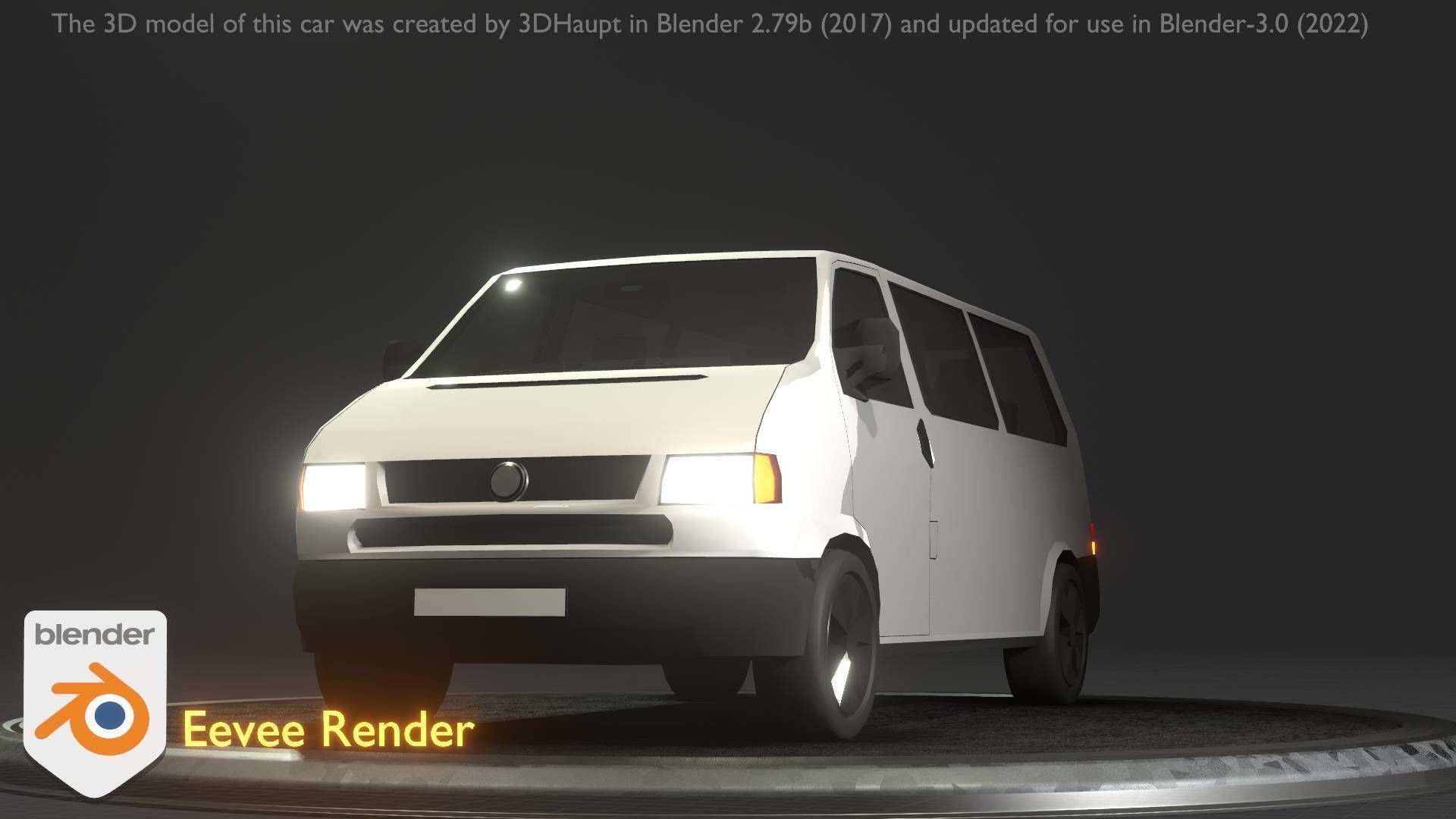 City Car 18 Utility Vehicles Minibus Type C White  Low-poly 3D model_33
