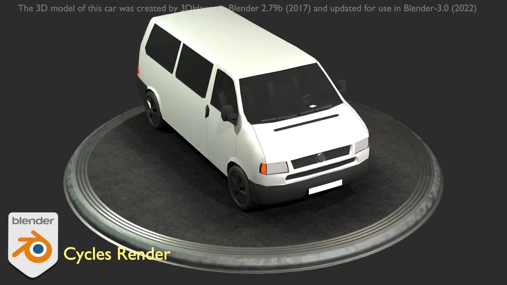 City Car 18 Utility Vehicles Minibus Type C White  Low-poly 3D model_88