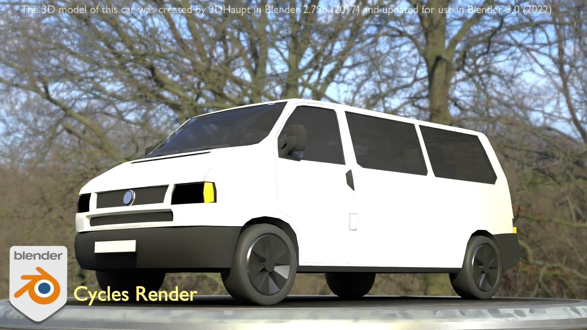 City Car 18 Utility Vehicles Minibus Type C White  Low-poly 3D model_34
