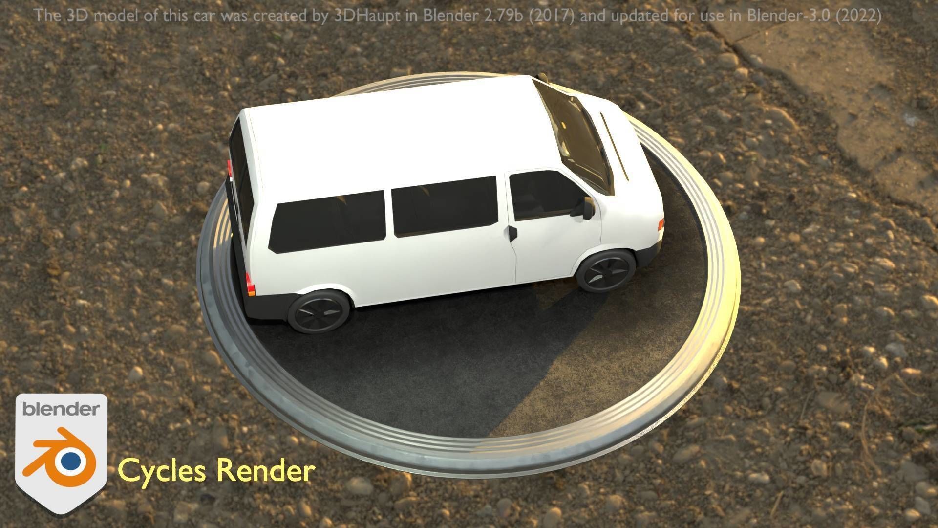 City Car 18 Utility Vehicles Minibus Type C White  Low-poly 3D model_98