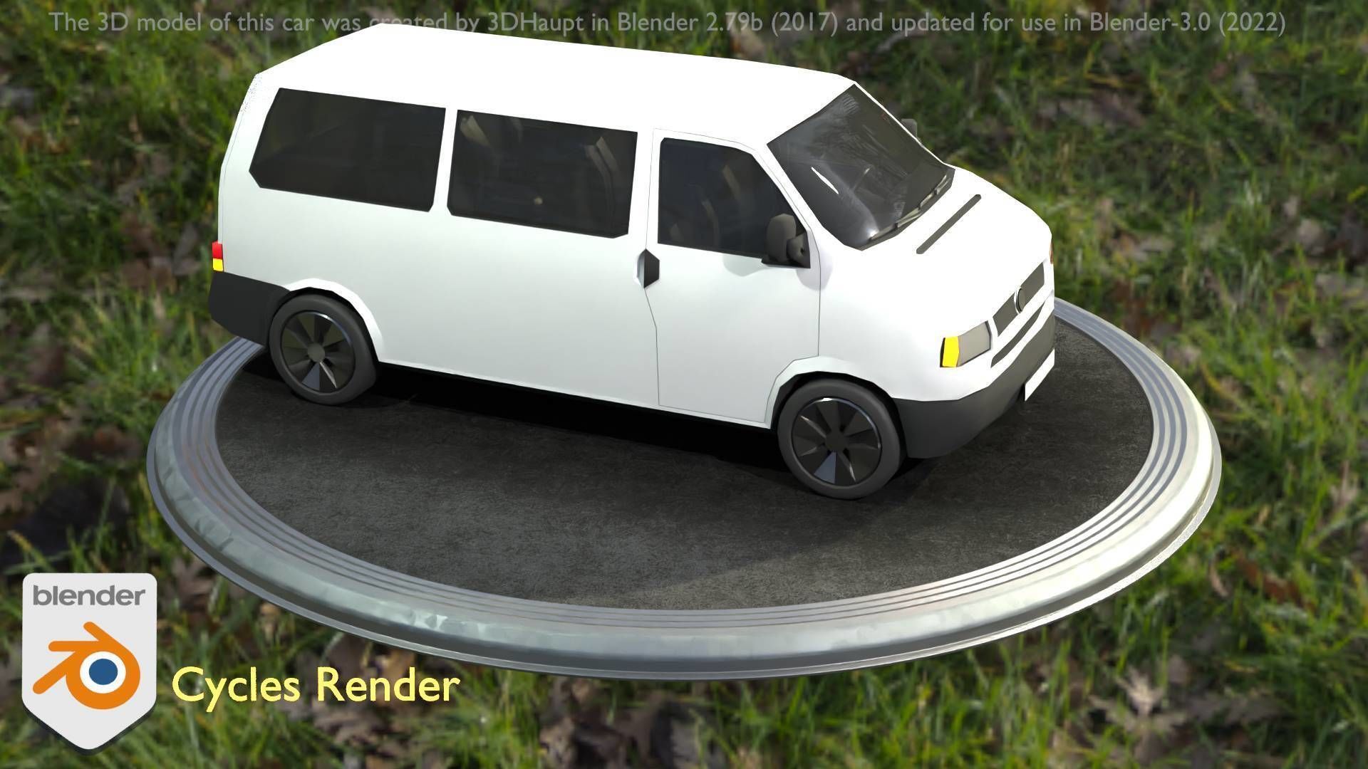 City Car 18 Utility Vehicles Minibus Type C White  Low-poly 3D model_73