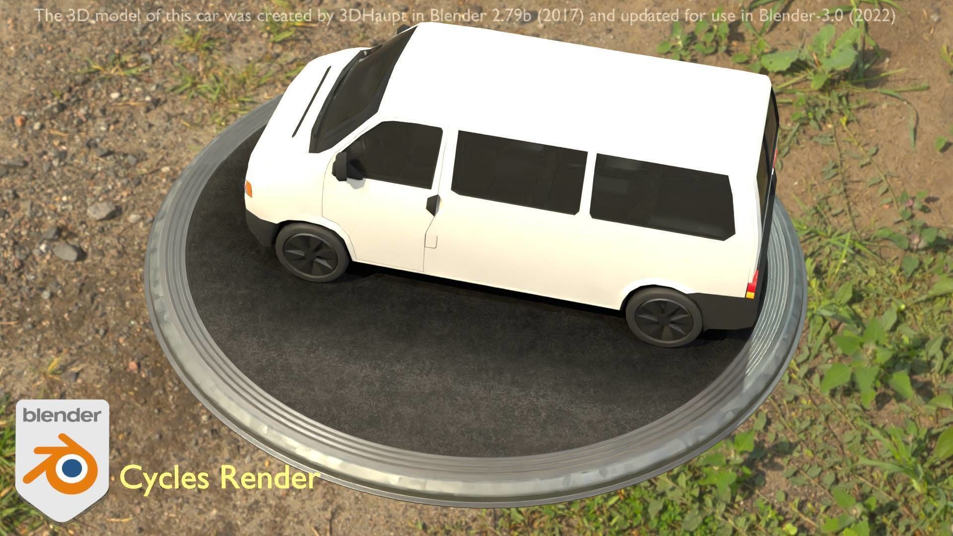 City Car 18 Utility Vehicles Minibus Type C White  Low-poly 3D model_91