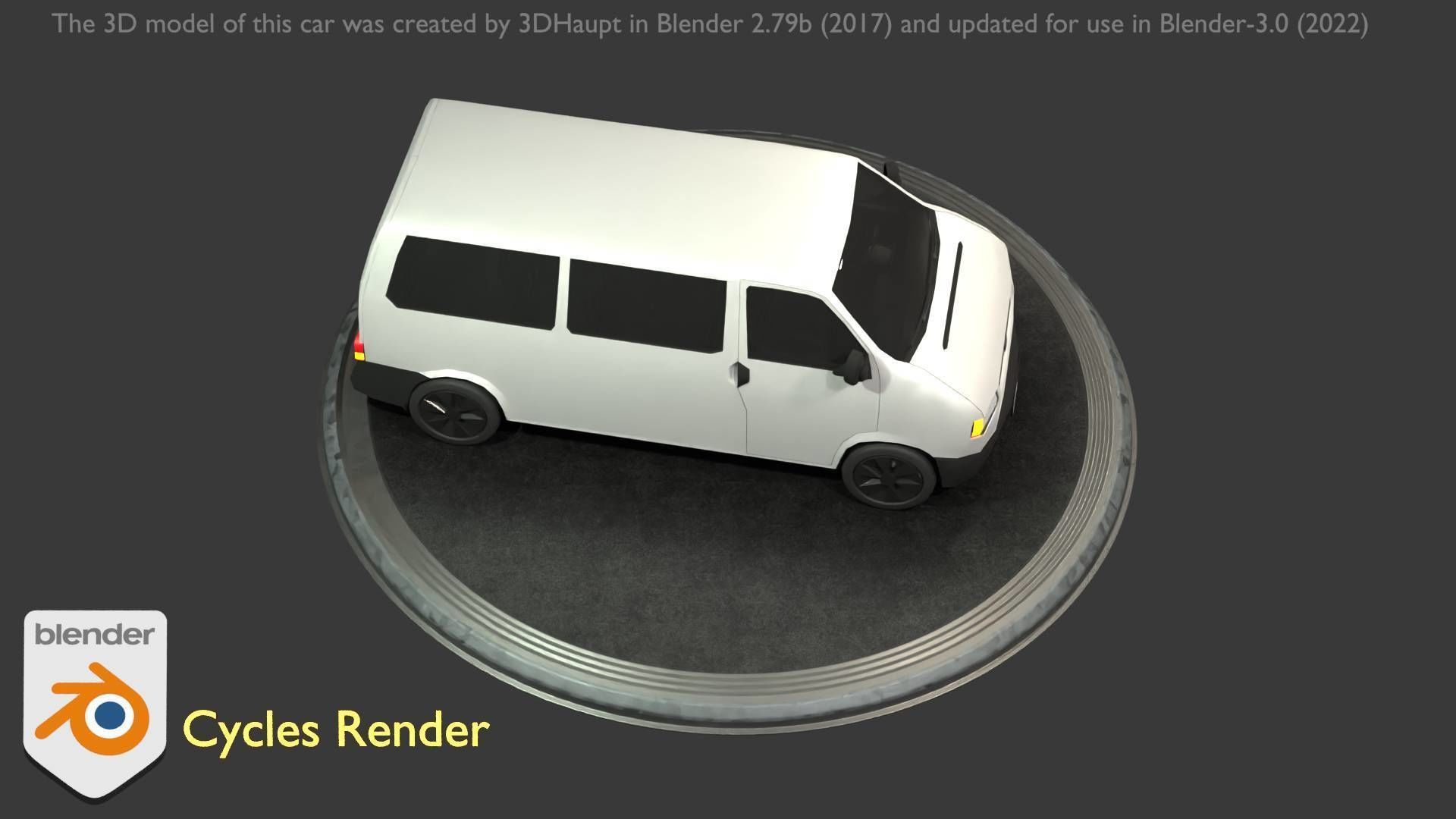 City Car 18 Utility Vehicles Minibus Type C White  Low-poly 3D model_8