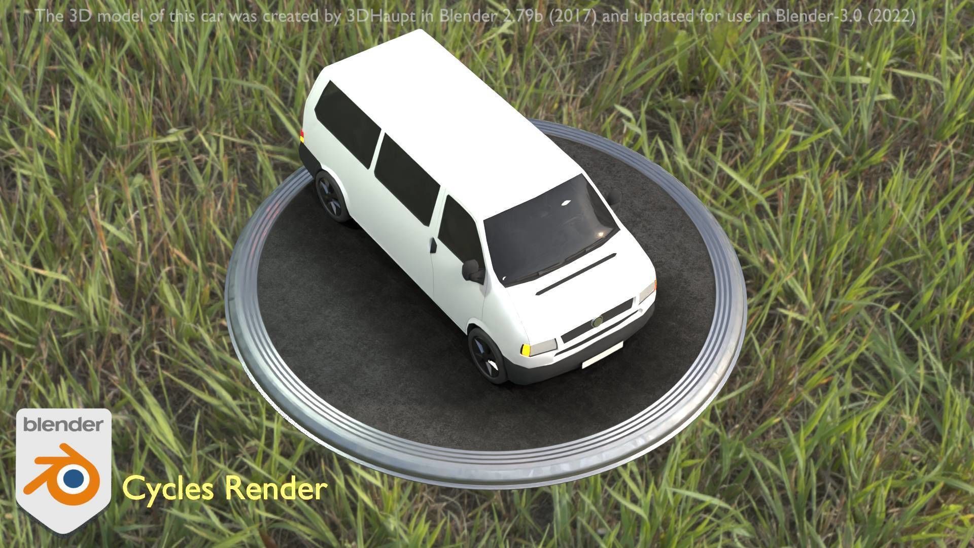 City Car 18 Utility Vehicles Minibus Type C White  Low-poly 3D model_14