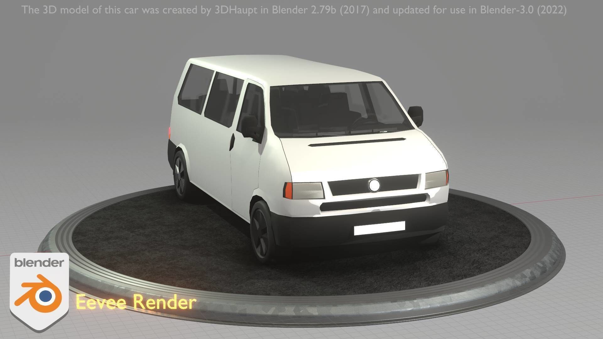 City Car 18 Utility Vehicles Minibus Type C White  Low-poly 3D model_35