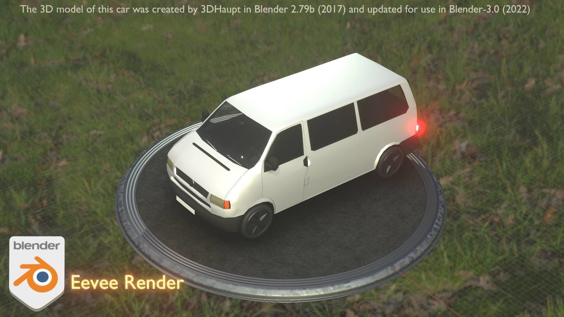 City Car 18 Utility Vehicles Minibus Type C White  Low-poly 3D model_68