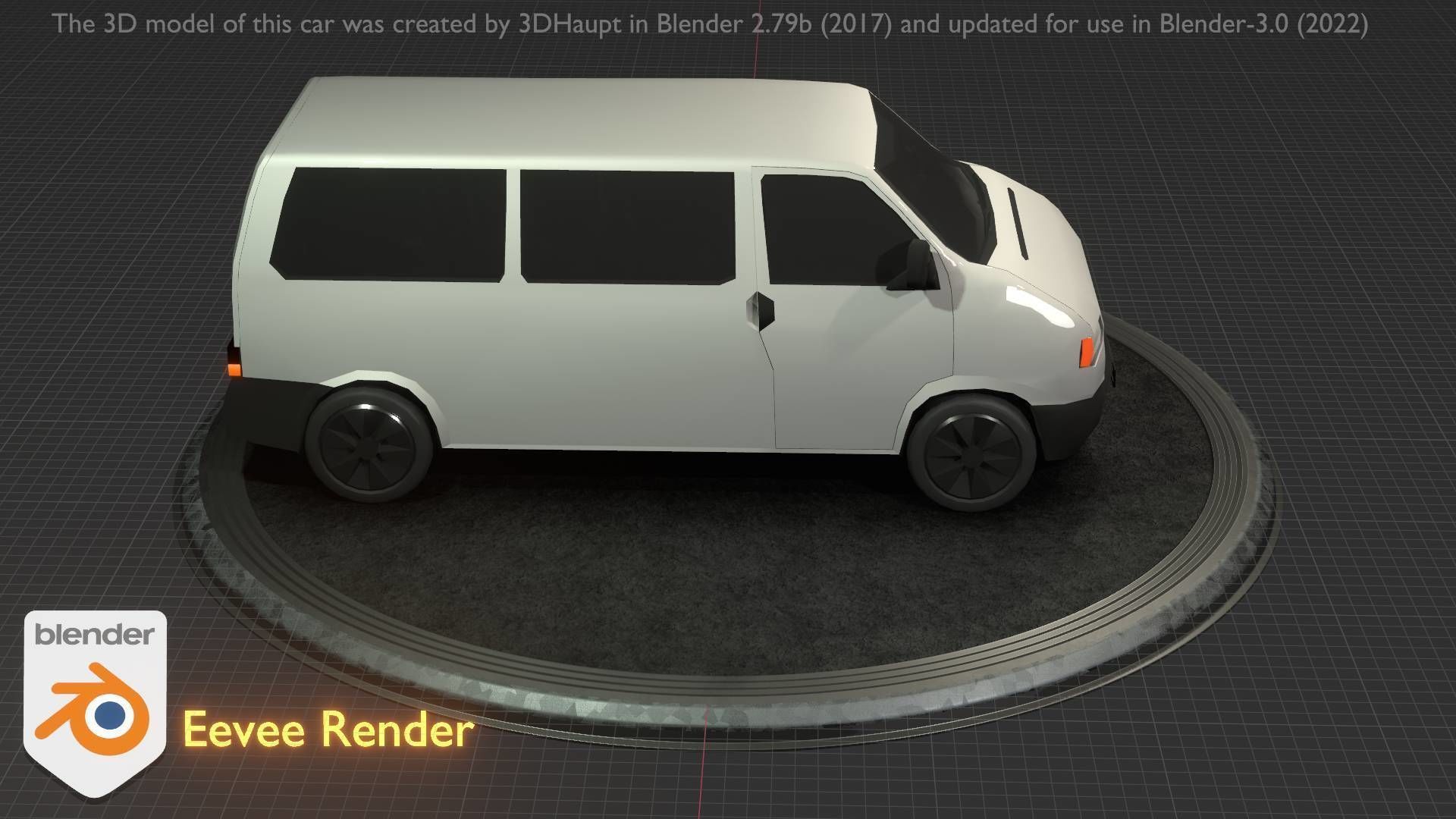 City Car 18 Utility Vehicles Minibus Type C White  Low-poly 3D model_72