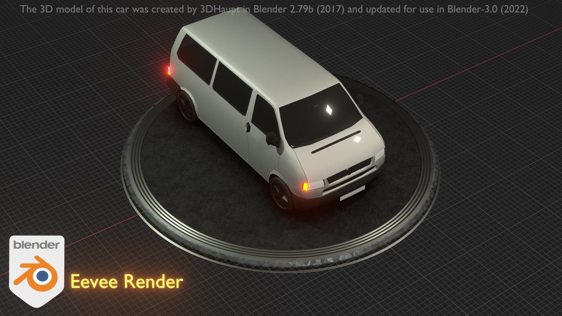 City Car 18 Utility Vehicles Minibus Type C White  Low-poly 3D model_54