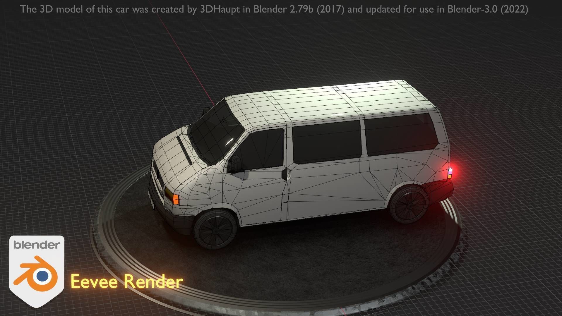 City Car 18 Utility Vehicles Minibus Type C White  Low-poly 3D model_24