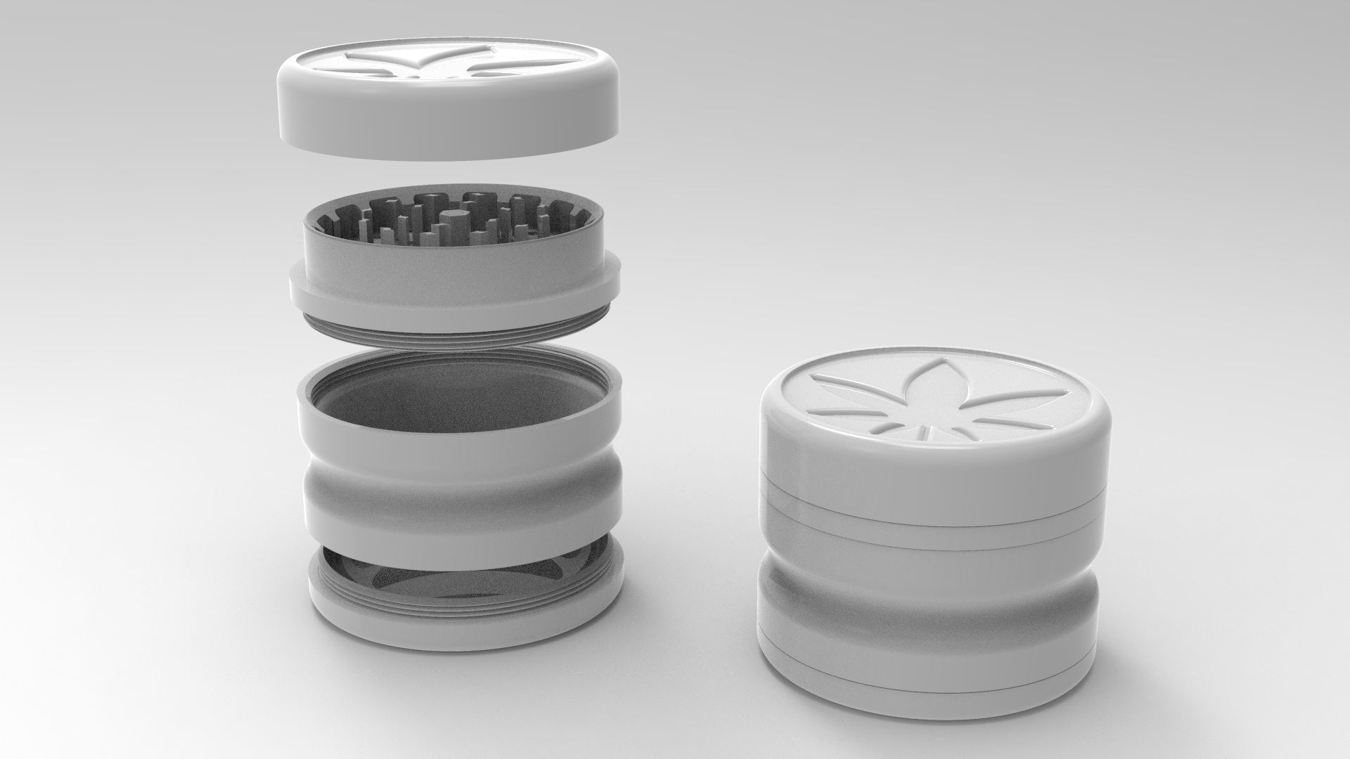 Herbal Grinder 3D model_5