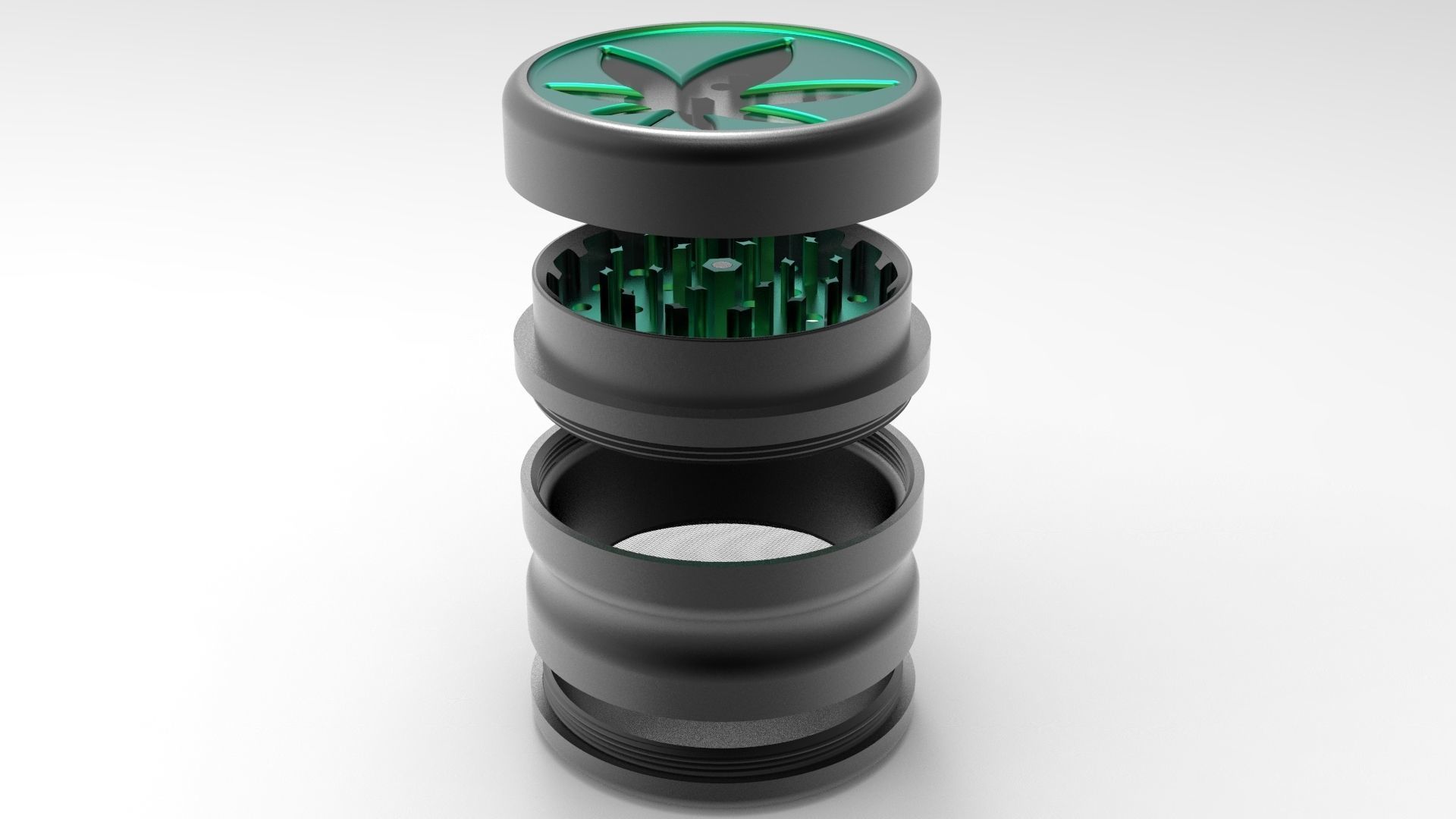 Herbal Grinder 3D model_2
