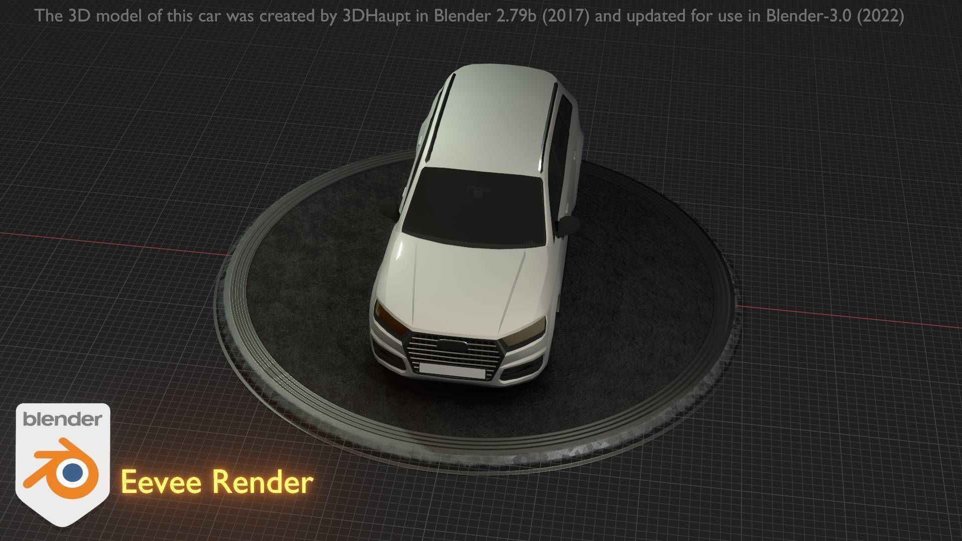 City Car 20 SUV Type-B White Low-poly 3D model_56