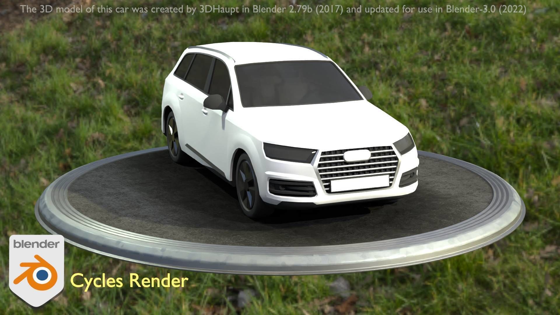 City Car 20 SUV Type-B White Low-poly 3D model_71