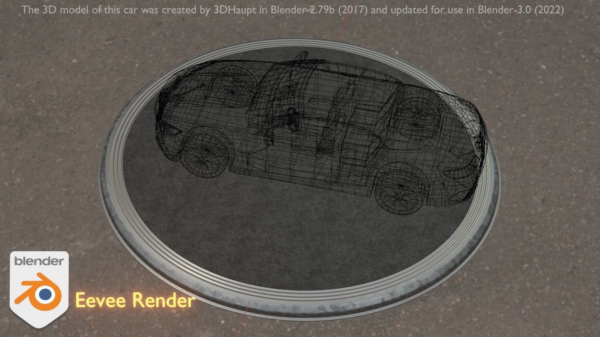 City Car 21 Upper Class Convertible Open Type-A White  Low-poly 3D model_57