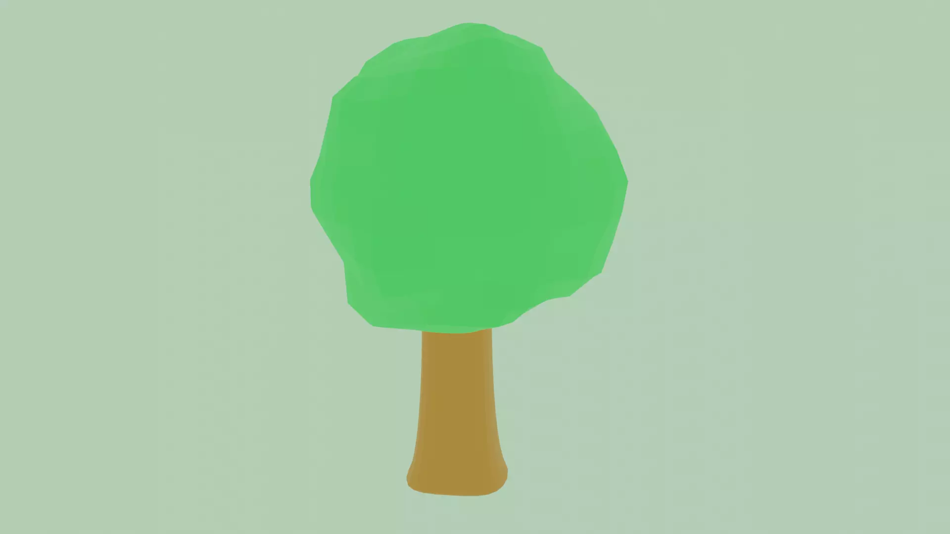 Low poly Tree  Ready For Your Game or animations Low-poly 3D model_0