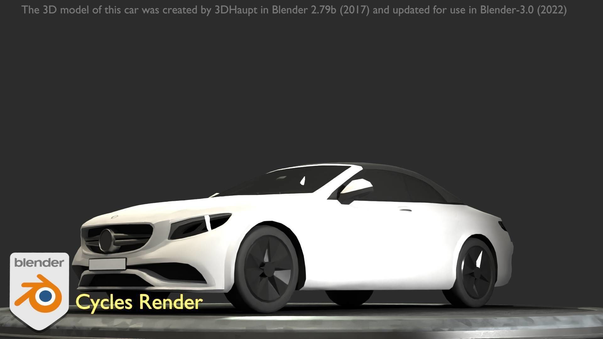 City Car 22 Upper Class Type-A White Low-poly 3D model_22