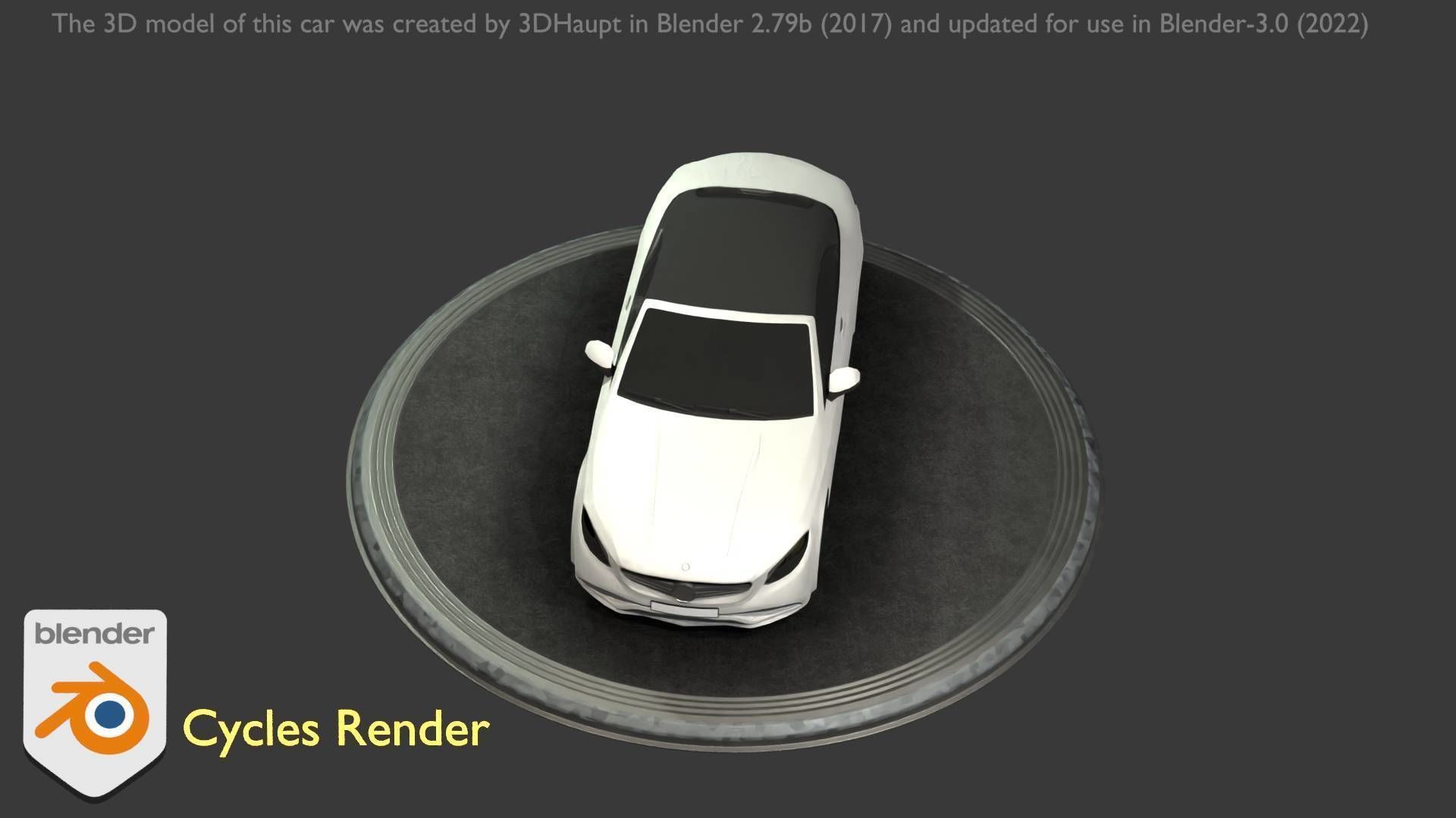 City Car 22 Upper Class Type-A White Low-poly 3D model_93