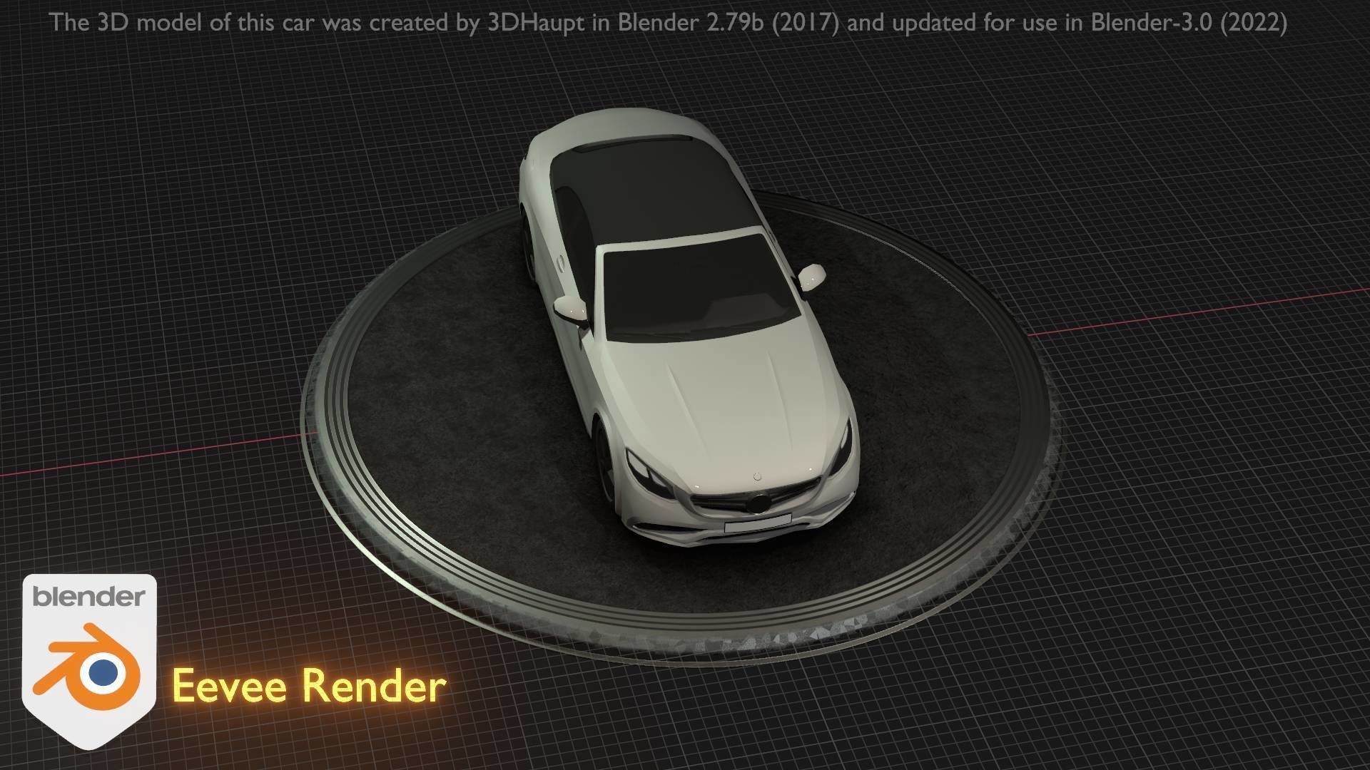 City Car 22 Upper Class Type-A White Low-poly 3D model_92