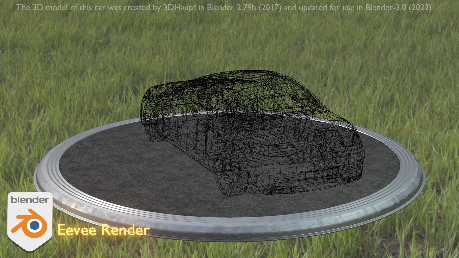 City Car 22 Upper Class Type-A White Low-poly 3D model_27