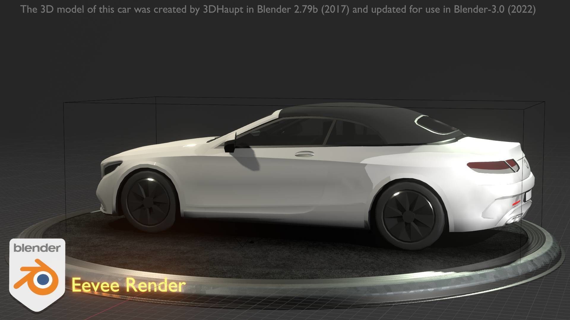 City Car 22 Upper Class Type-A White Low-poly 3D model_25