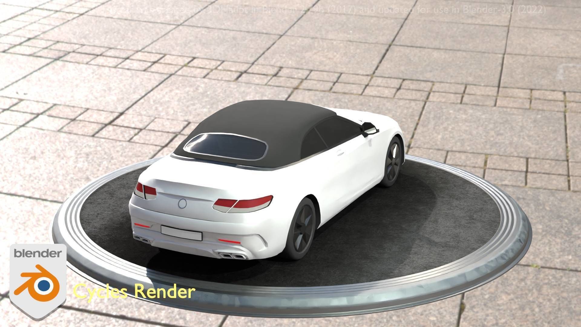 City Car 22 Upper Class Type-A White Low-poly 3D model_57